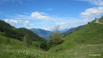 Sattel auf der Planina Pretovc (1115m)