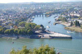 Coblence deutsches Eck Ehrenbreitstein