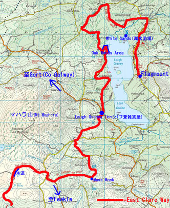 East Clare Way Map