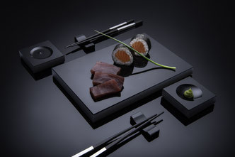 Sushiplatte, sushi-set als Sushi Geschirr 