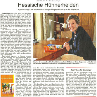 Hessische Hühnerhelden, WZ 01.03.2018, Text und Foto: Corinna Weigelt