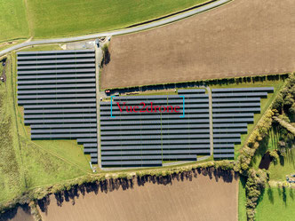Fin de chantier ferme solaire # QUENEA # Plaine Haute # Côtes d'Armor