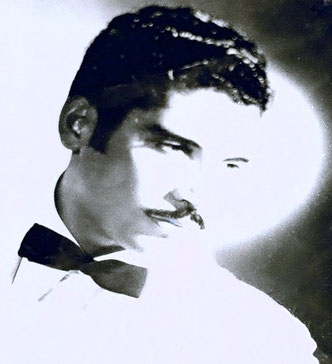 Daniel Santos.  Foto promocional artística de la época.