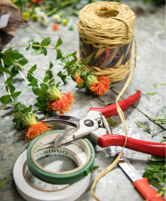 outils dans l'atelier de Sabrina Maurel 