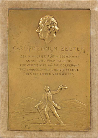 Fritz Klimsch Bronzerelief Ankauf