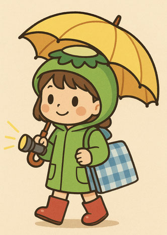 雨の日スタイル