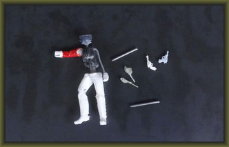 Ned Kelly 54mm Figure Conversion Building Stages