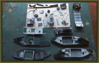 British Mk. V Tank 'Hermaphrodite' Diorama 1:35 Building Stages