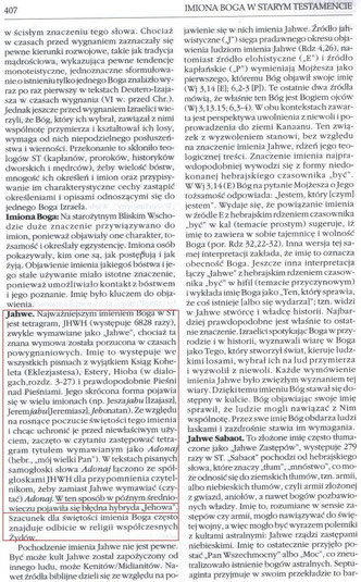 Encyklopedia Biblijna, Prymasowska Seria Biblijna, Oficyna Wydawnicza VOCATIO, Warszawa 1999, strona 407