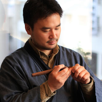 専用　忠盛作　極上人物根付　25g 東Y7-1001⭐︎2F 伊勢根付 - 常若-tokowaka-