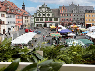 Market Place Marktplatz Weimar 