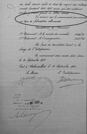 Délibération Rethonvillers