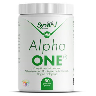 60 grammes algue alpha one Afa du  lac klamath SynerJ-Health 