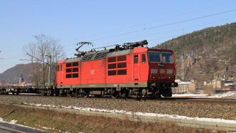 DB 180 008 am 16.03.2013 in Krippen