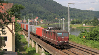 DB 180 020 am 07.06.2011 in Königstein