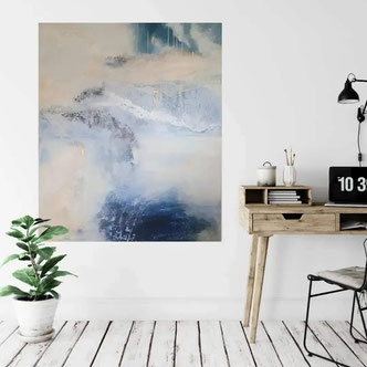 Pittoresk / 120x100cm / Mixed auf Leinwand 