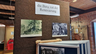 Sonderausstellung Bilder der Burg Bodenteich vor der Renovierung