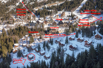 Chal'Oz, chalet close to the slopes & village