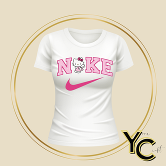 2023-YourCraft-T-Shirt-Nike-mit-Hello-Kitty