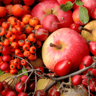 Hausapotheke mit Kräutern, Obst & Gemüse