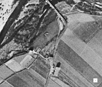 Les batiments du moulin (IGN 1950-1965)