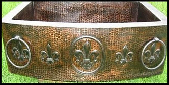 Fleur de Lis and 2 Round Towel Holders