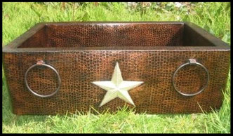 Nickeled Star $ Round Towel Holders