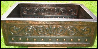 Fleur de Lis on the Inside & On the Apron Front