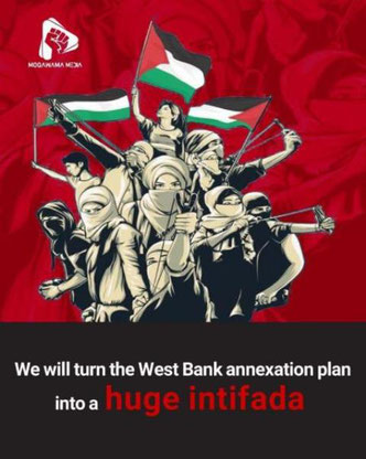 Konfrontation med israelsk militær på Vestbredden