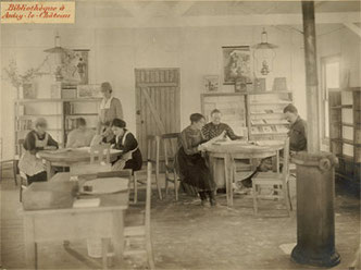 Bibliothèque d'Anizy le chateau, 1923