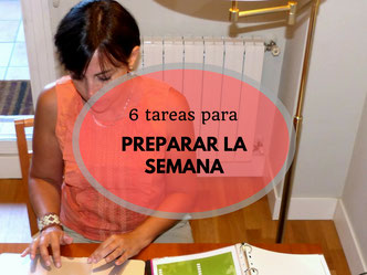 Preparate los domingo para la semana que comienza - AorganiZarte