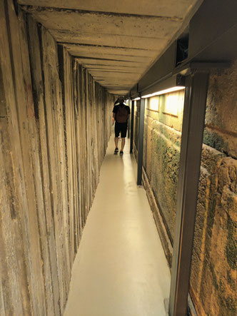 Inside the Western Wall tunnel