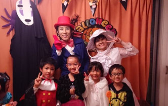 伏見区・宇治市の英会話教室のハロウィンイベント