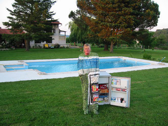 Swimming-pool, acrylic on canvas, 2003