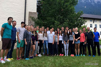 Magdalena Neuner zu Besuch in Mittenwald