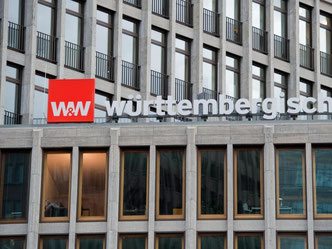 Der Schriftzug "W&W württembergische" ist zu sehen. Foto: Robert Schlesinger/Archiv
