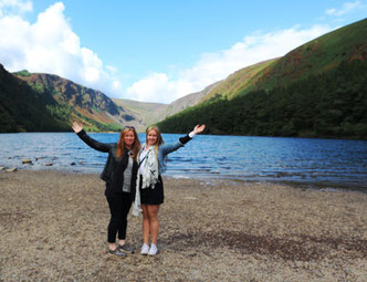 Glendalough mit meiner Mutter