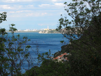 der Leuchtturm vor Montafalcone