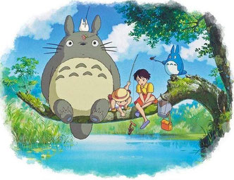 mon voisin totoro dictée cm2 affiche