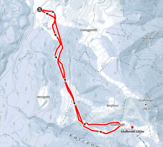 Skitour Schafferreith, Hinterstoder, Bärenalm