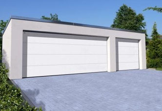 Fertiggaragen für kleine Grundstücke - Blockhaus Profi