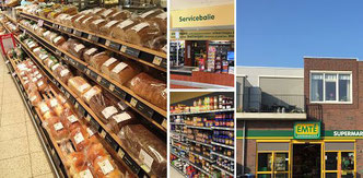 Großer Supermarkt in Serooskerke