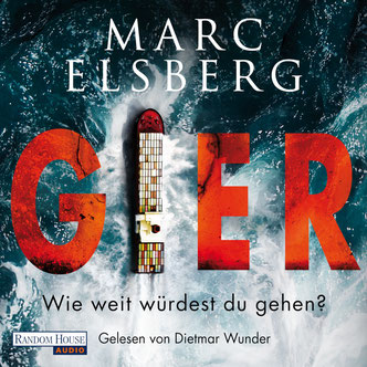 Cover des Thrillers "Gier" von Marc Elsberg (Hörbuch).