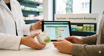 Beratung in der St. Lorenz-Apotheke Berching