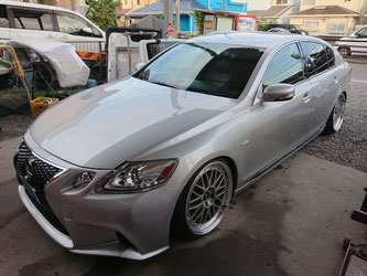 LEXUS GS350　フロントバンパー加工