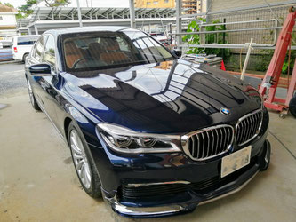 BMW 7シリーズ　ガラスコーティング