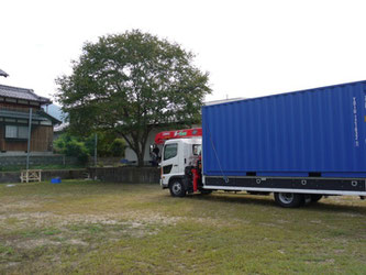 滋賀県米原市 保管 備蓄 防災倉庫 NEWVAN コンテナ20ft