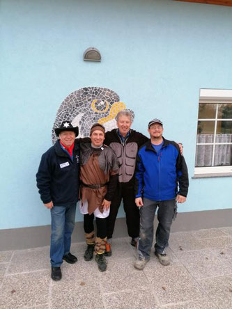 4. Platz für die fliegenden Luftschlangen mit Hochmeister Karl, Puchberger Richard, Zdrahal Christian und Kammer Rene