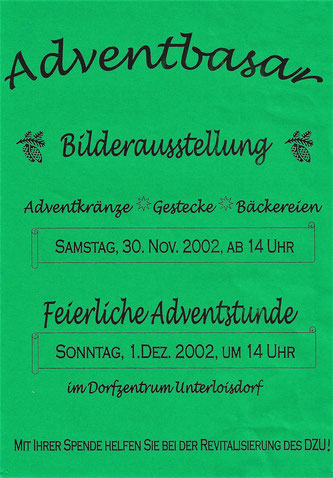 Advent 2002 PLAKAT