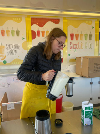 Smoothie foodtruck feest of event
